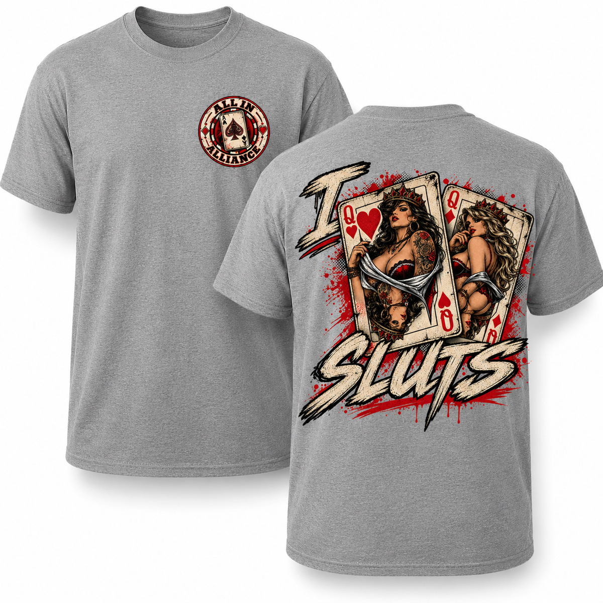 Pocket Queens – AIA Poker T-Shirt