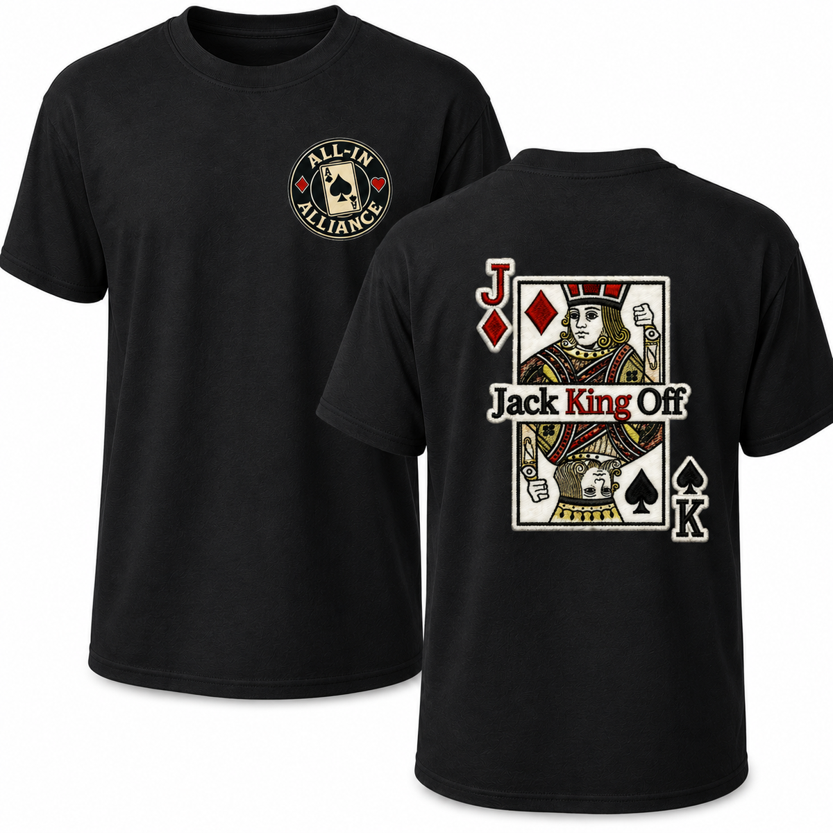 Jack King Off – AIA Poker T-Shirt
